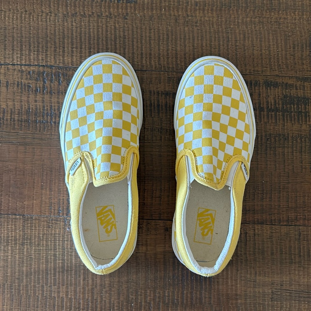 Yellow Check Vans